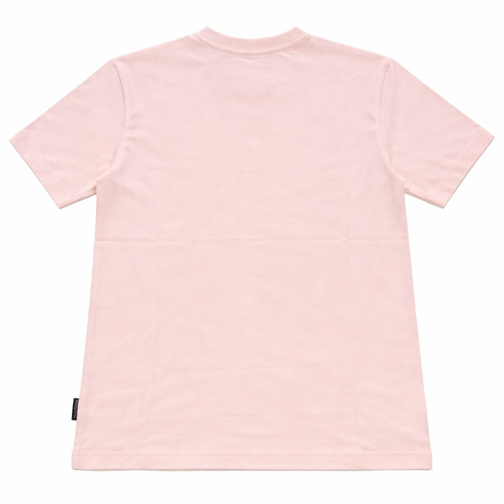 T-shirt bambina Palm Angels rosa in jersey di cotone | ViaMonte Shop