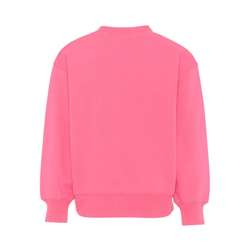 Felpa bambina Palm Angels fucsia in cotone | ViaMonte Shop
