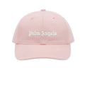 Cappello bambina Palm Angels rosa in gabardina di cotone | ViaMonte Shop