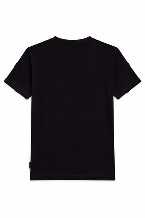 T-shirt bambino Palm Angels nera in cotone