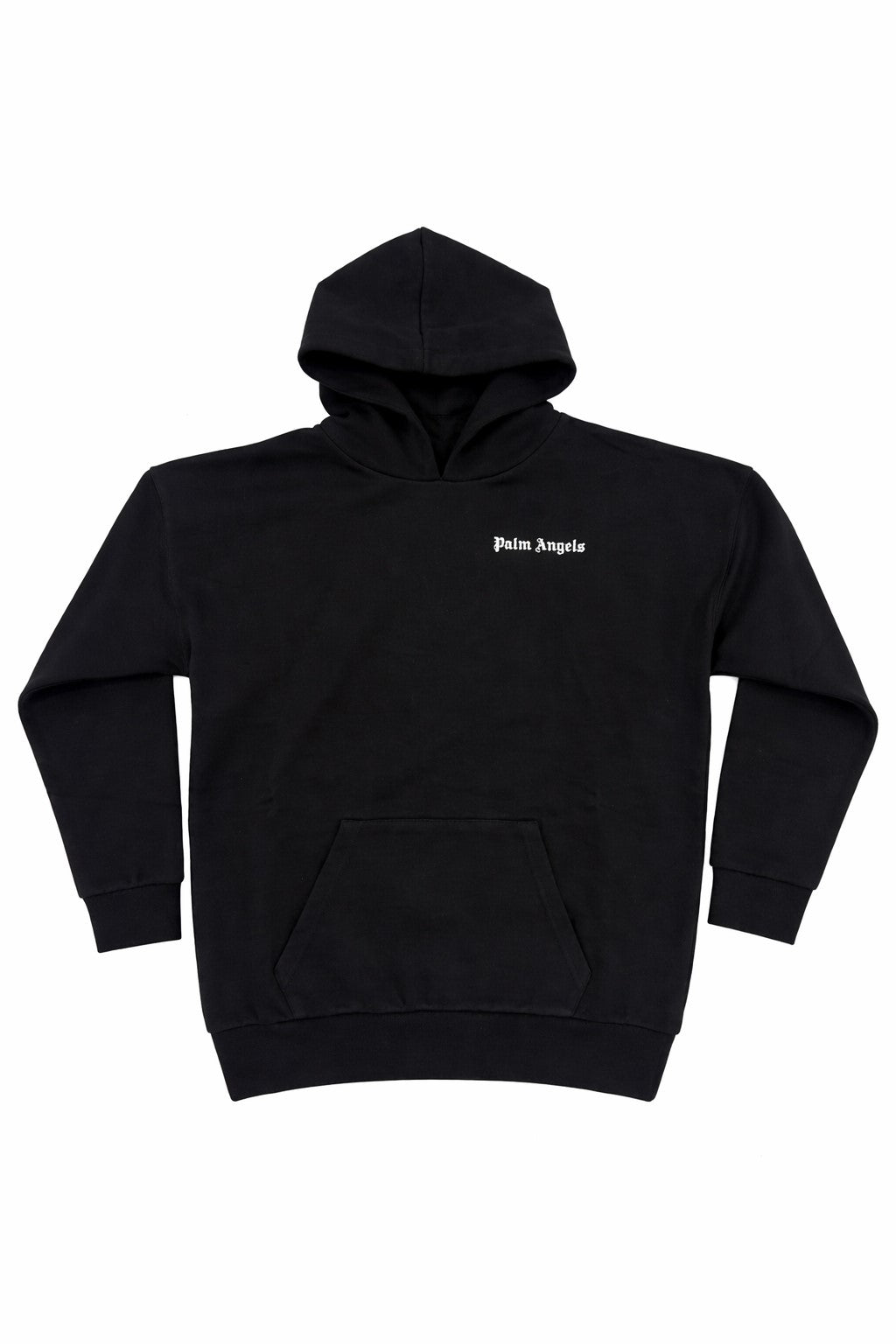 Felpa bambino Palm Angels nera in cotone