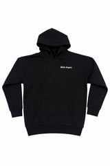 Felpa bambino Palm Angels nera in cotone