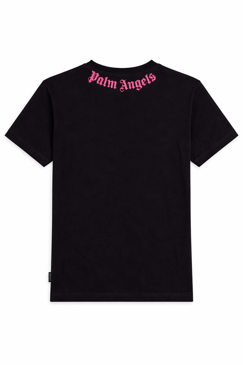 T-shirt bambina Palm Angels nera in cotone