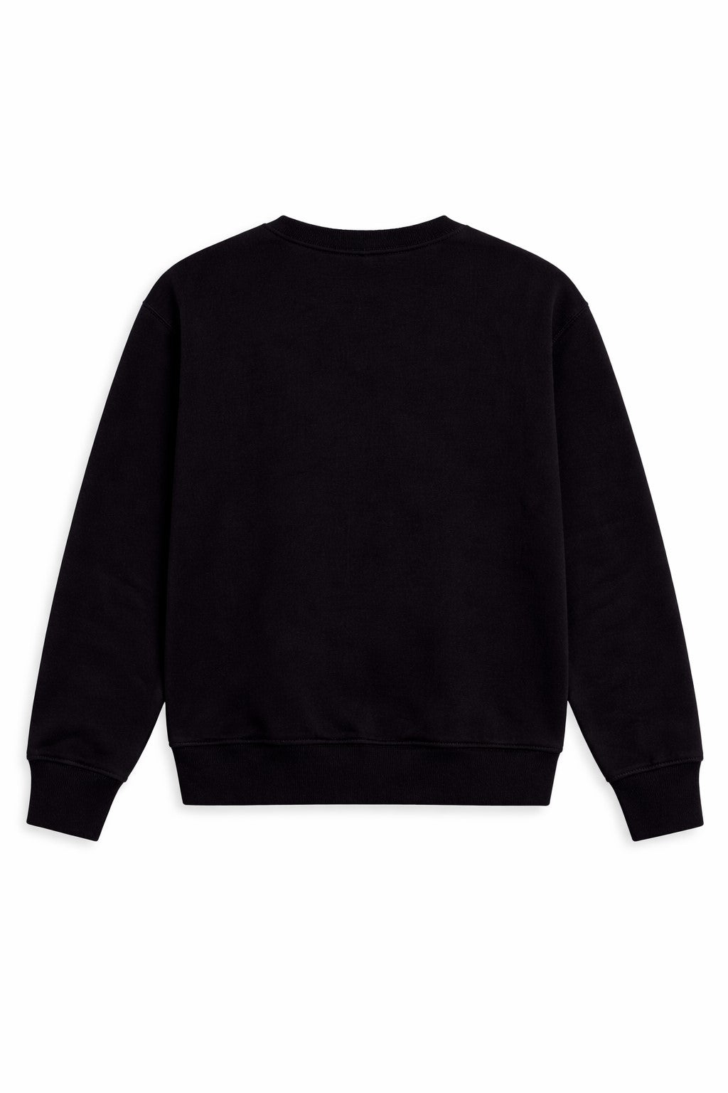 Felpa bambina Palm Angels nera in cotone