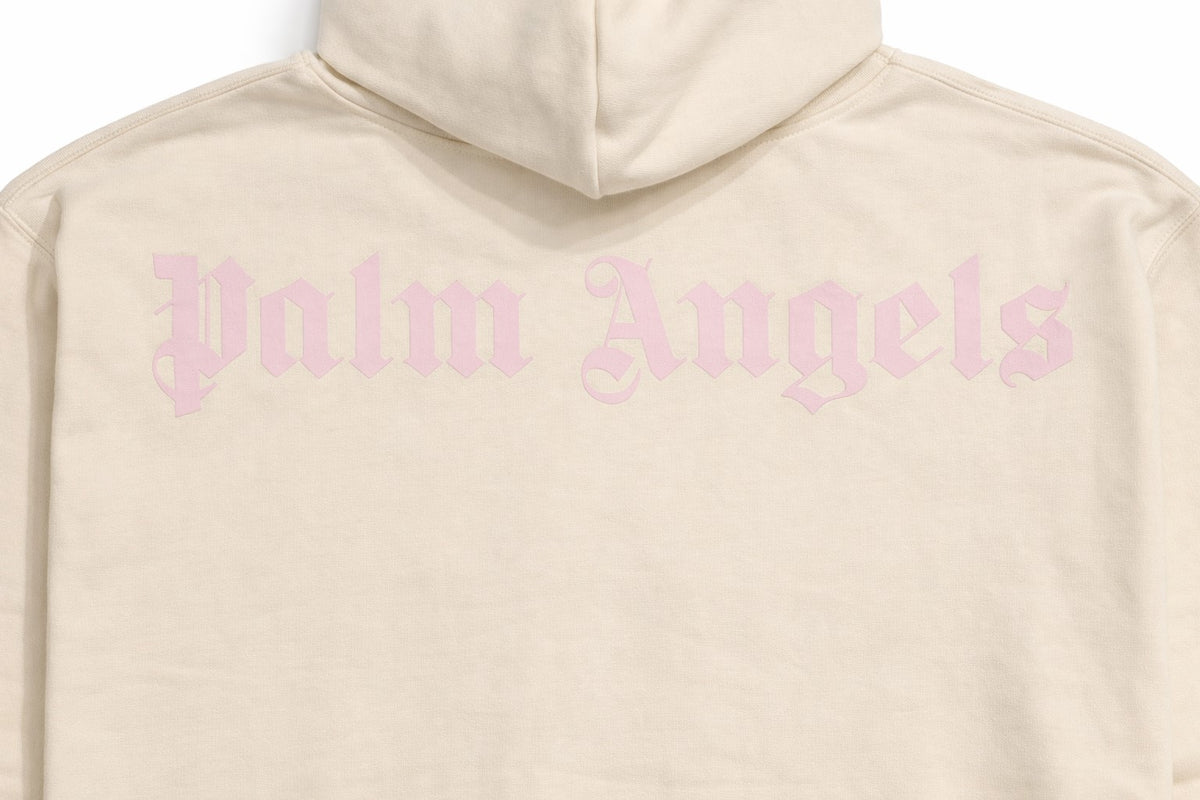 Felpa bambina Palm Angels avorio in cotone | ViaMonte Shop