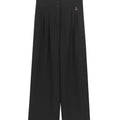Pantalone bambina Patrizia Pepe nero in tessuto tecnico | ViaMonte Shop