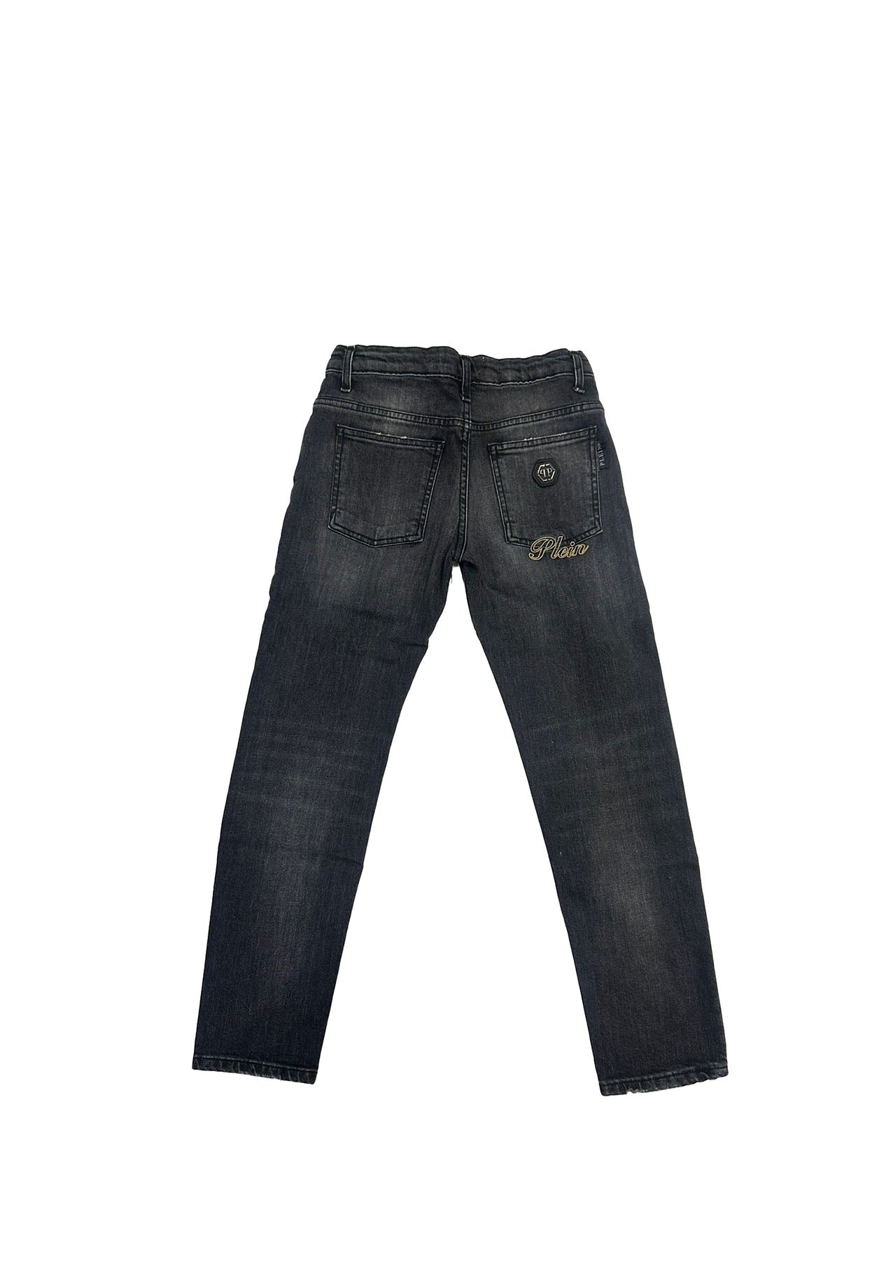Jeans bambino Philipp Plain nero in denim