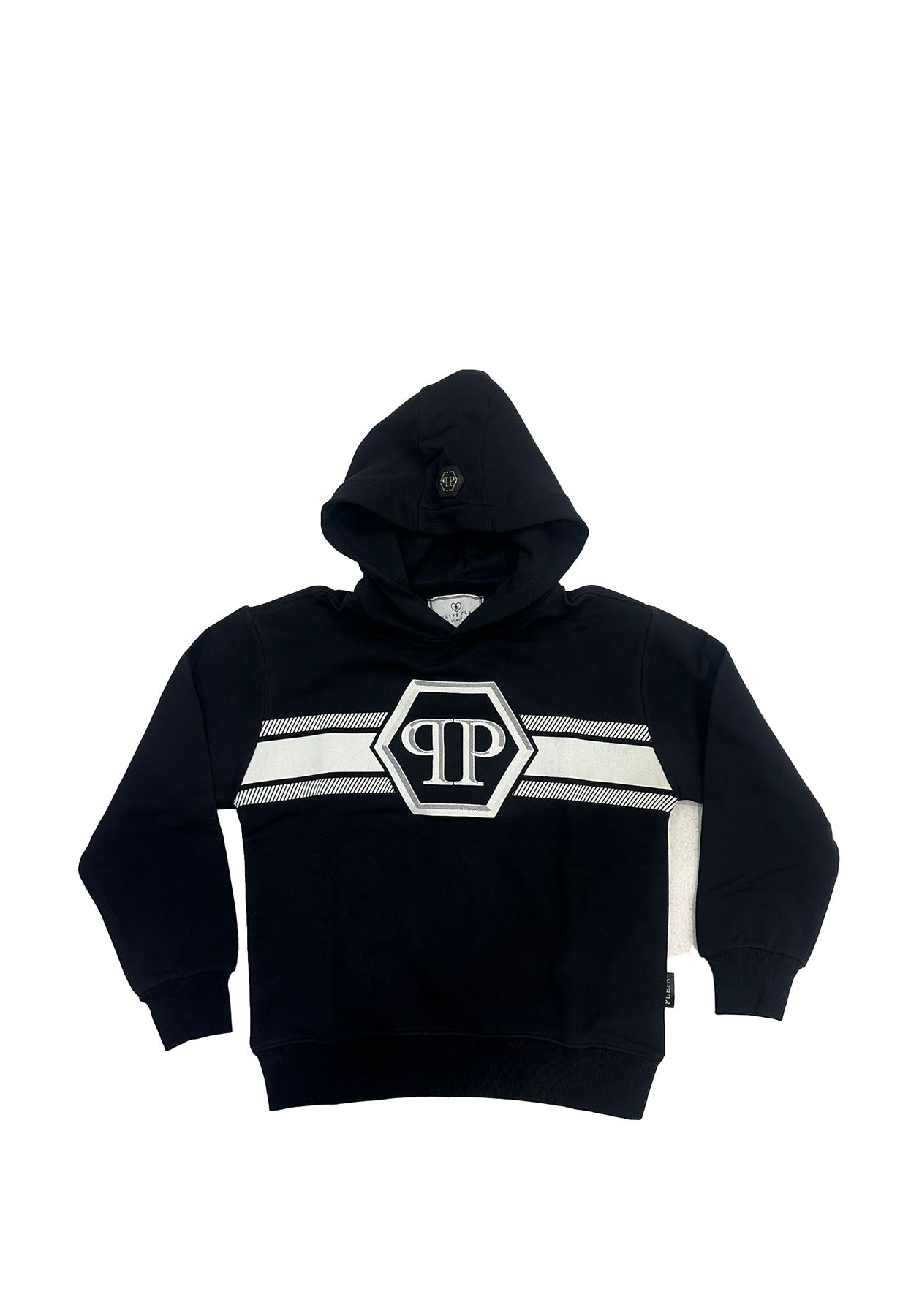 Felpa bambino Philipp Plein junior nera in cotone