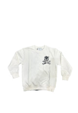 Felpa bambino Philipp Plein junior bianca in cotone