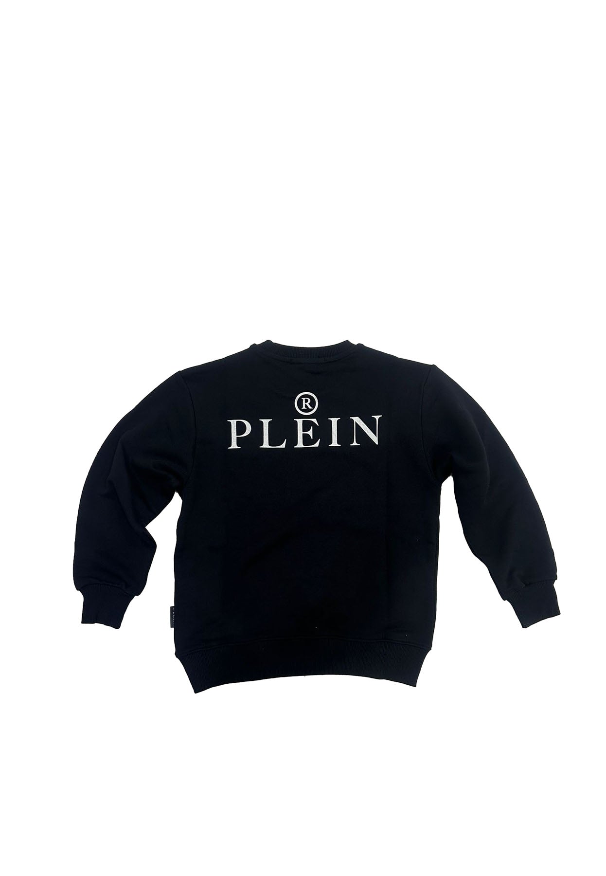 Felpa bambino Philipp Plein junior nera in cotone