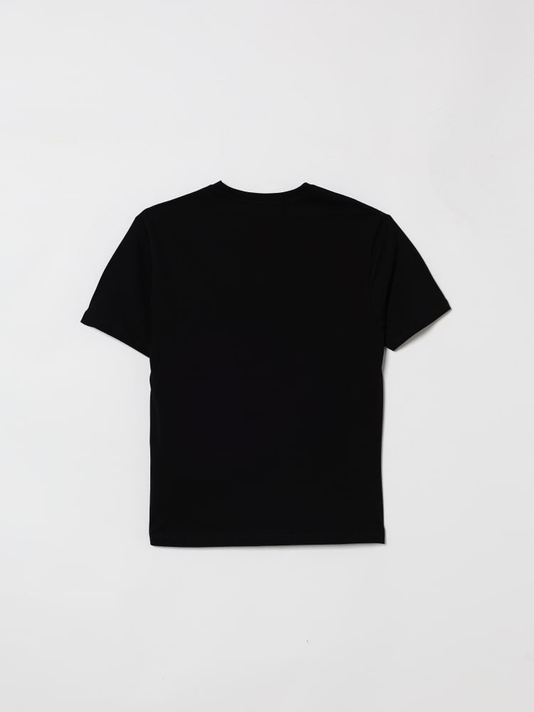 T-shirt bambino Philipp Plein junior nera in jersey di cotone | ViaMonte Shop