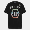 T-shirt bambina Philipp Plein junior nera in cotone | ViaMonte Shop