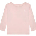 T-shirt neonata Ralph Lauren rosa in cotone | ViaMonte Shop