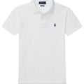 Polo neonato Ralph Lauren bianca in cotone | ViaMonte Shop