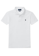Polo neonato Ralph Lauren bianca in cotone | ViaMonte Shop
