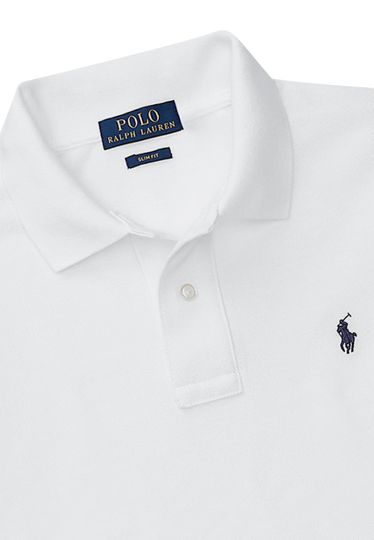 Polo neonato Ralph Lauren bianca in cotone | ViaMonte Shop