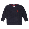 Maglia neonato Ralph Lauren blu navy in cotone