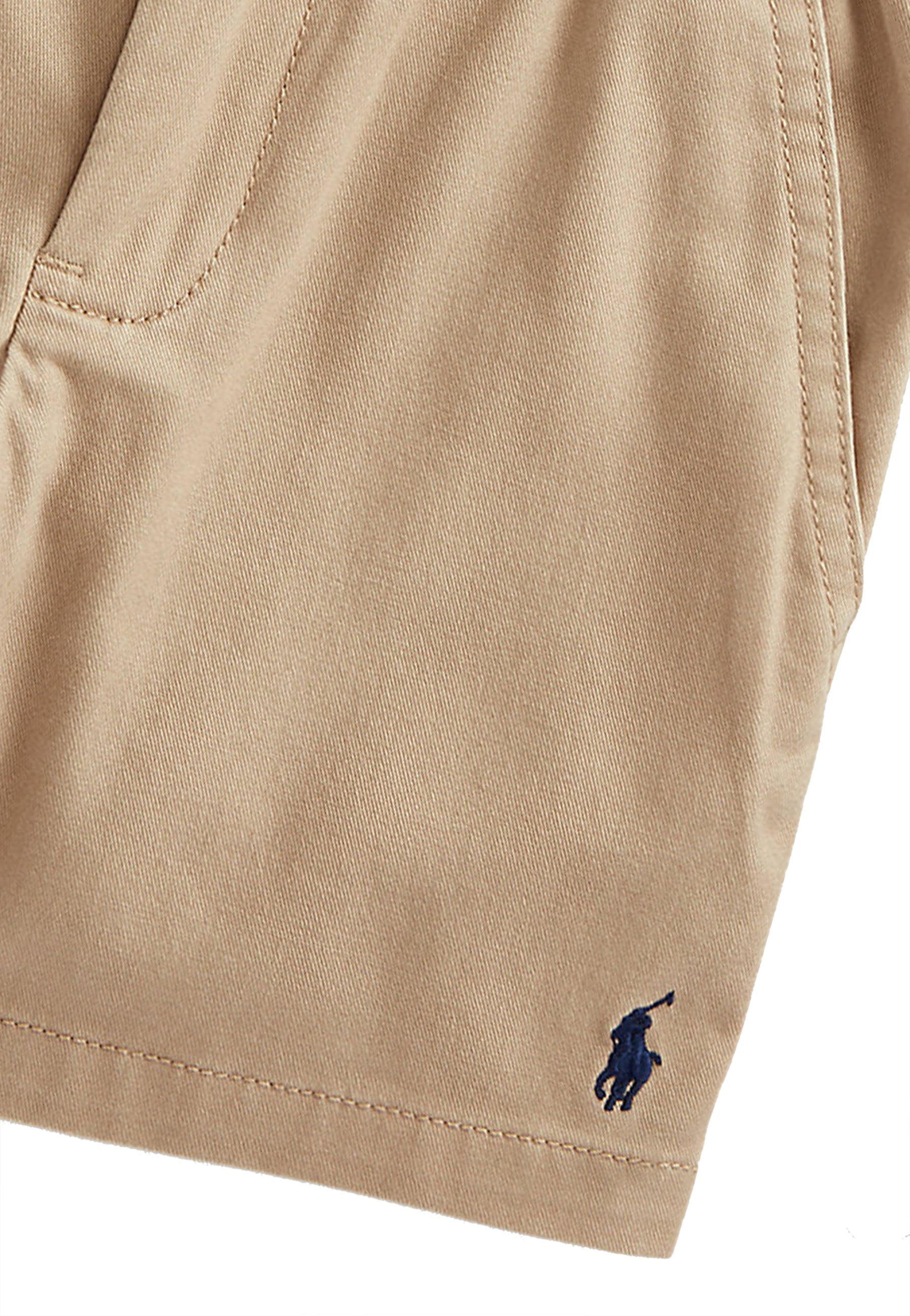 Bermuda neonato Ralph Lauren beige in twill stretch | ViaMonte Shop