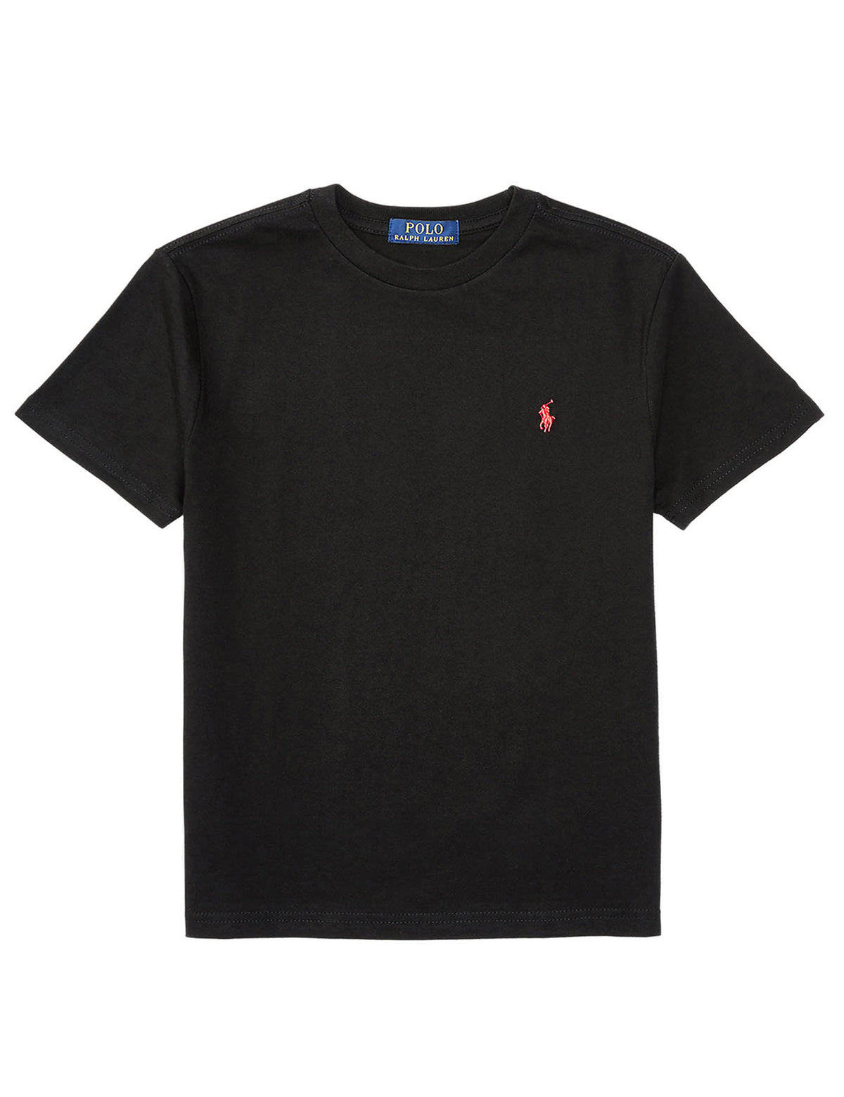 T-shirt bambino Ralph Lauren nera in cotone | ViaMonte Shop