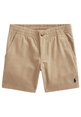 Bermuda bambino Ralph Lauren beige in cotone stretch | ViaMonte Shop