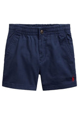 Bermuda bambino Ralph Lauren blu in cotone stretch | ViaMonte Shop