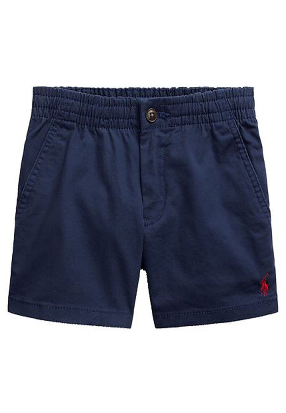 Bermuda bambino Ralph Lauren blu in cotone stretch | ViaMonte Shop