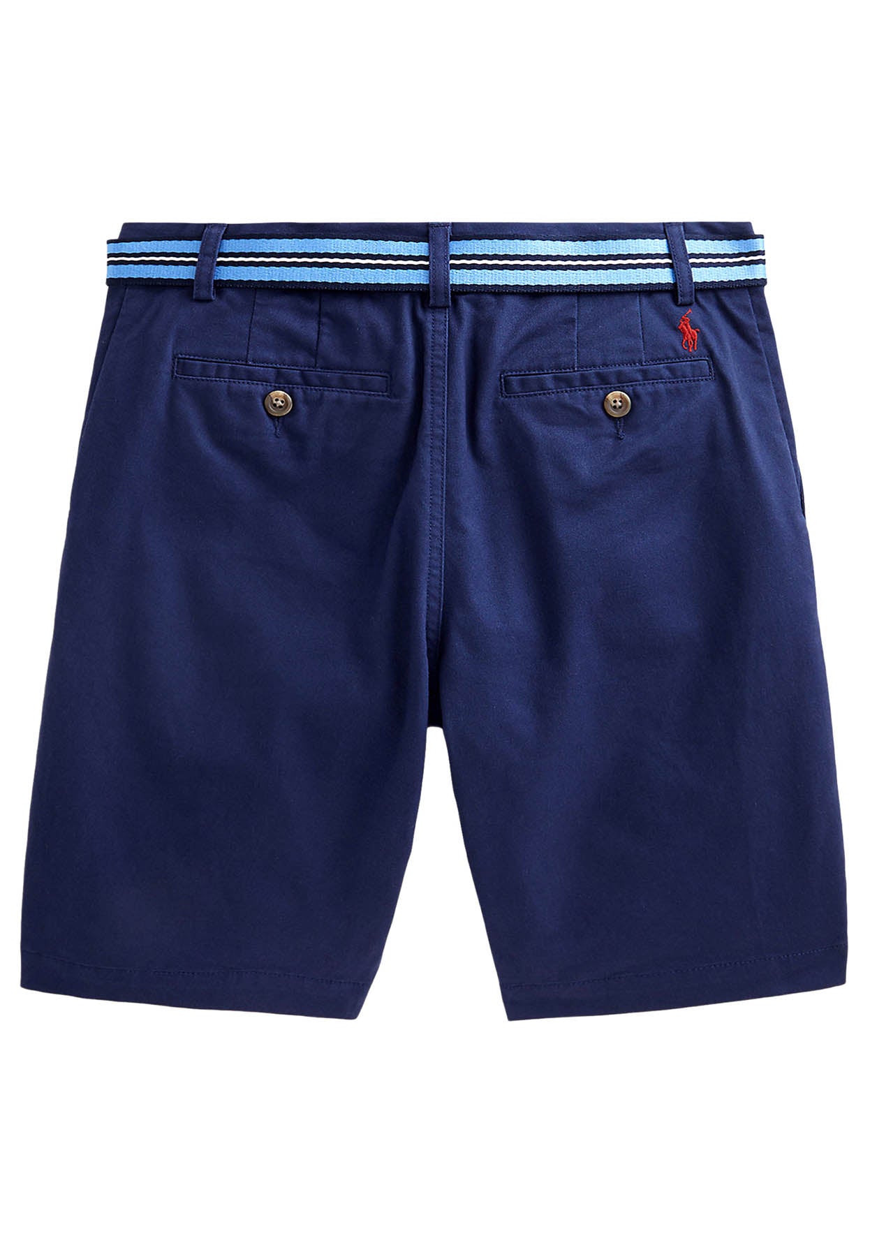Bermuda bambino Ralph Lauren blu in cotone stretch | ViaMonte Shop