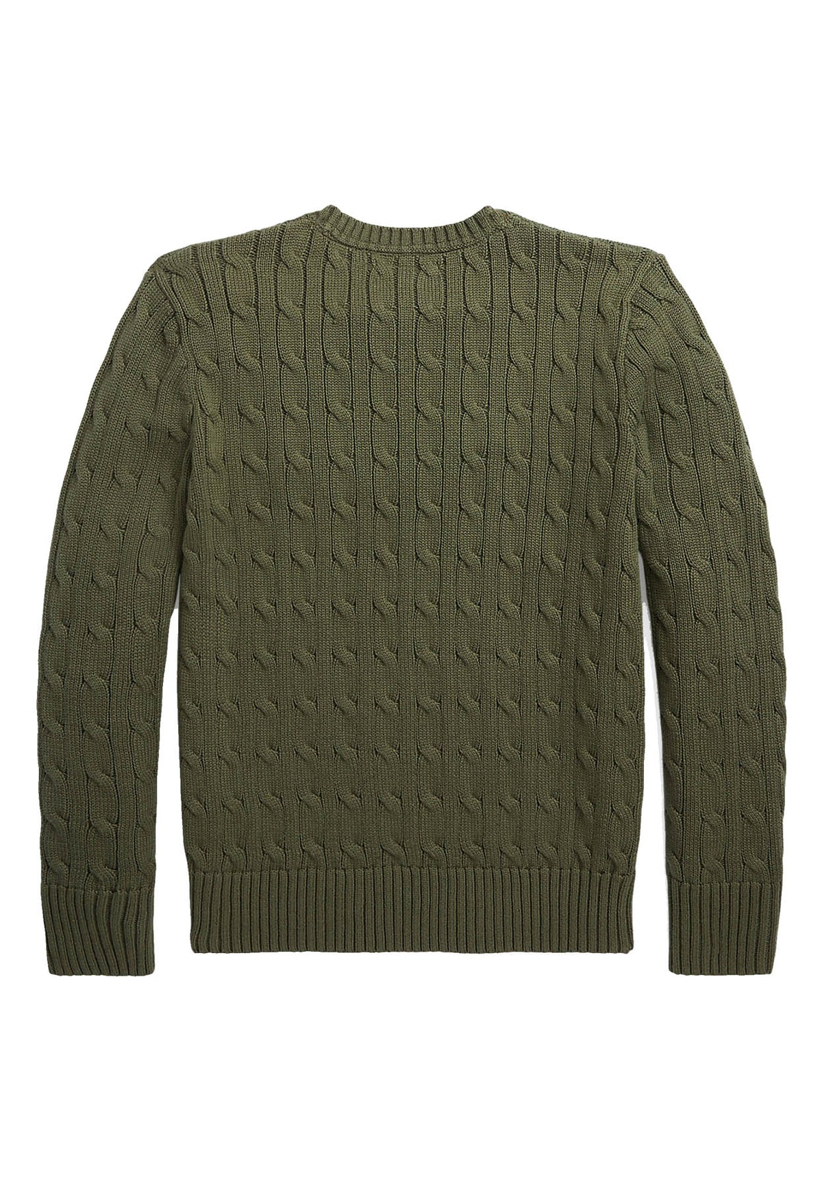 Maglia bambino Ralph Lauren Kids girocollo verde in cotone | ViaMonte Shop