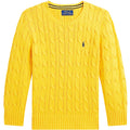 Maglia bambino Ralph Lauren gialla in cotone | ViaMonte Shop