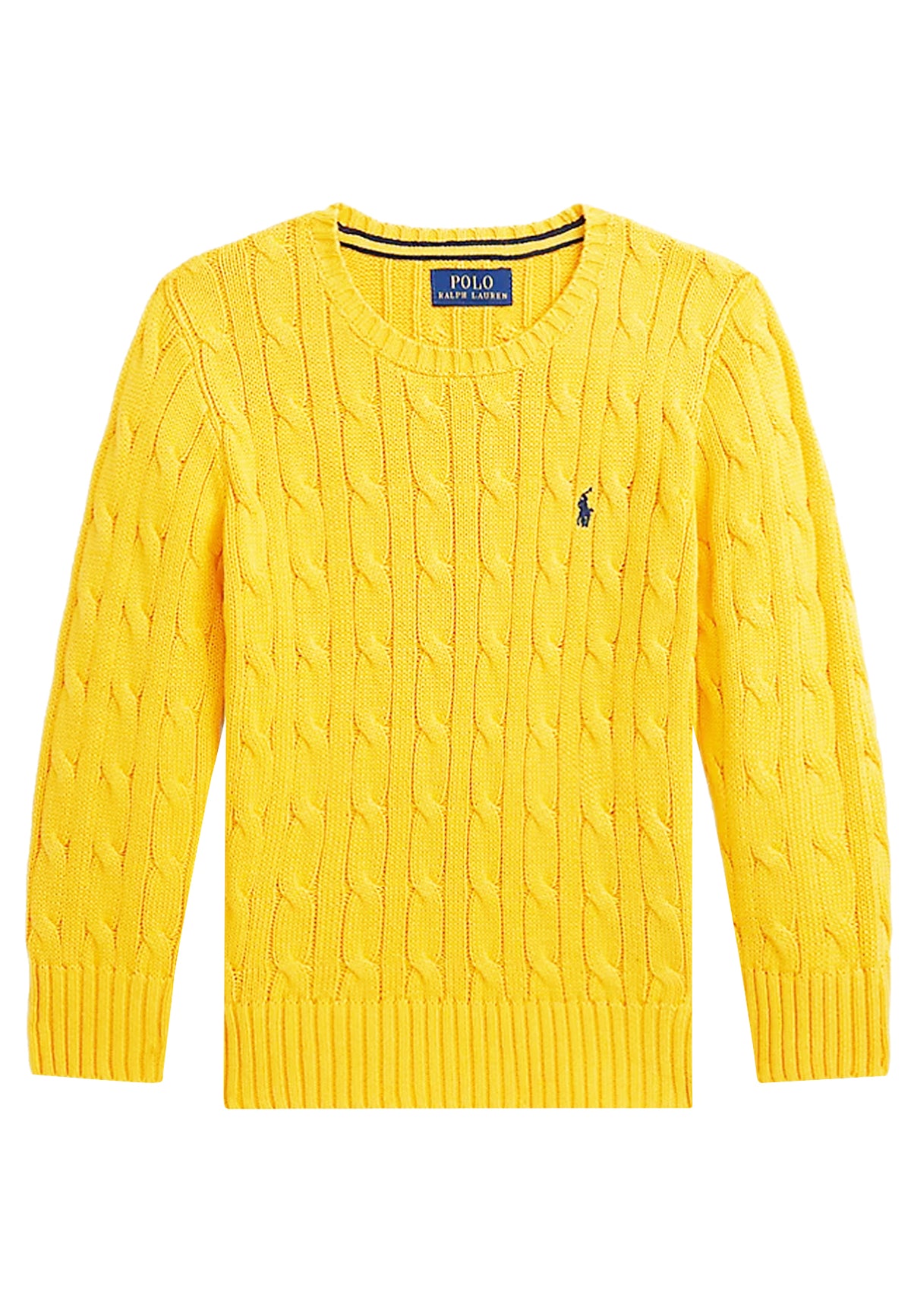 Maglia bambino Ralph Lauren gialla in cotone | ViaMonte Shop