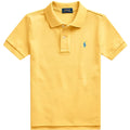 Polo bambino Ralph Lauren gialla in piquet di cotone | ViaMonte Shop