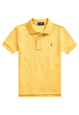 Polo bambino Ralph Lauren gialla in piquet di cotone | ViaMonte Shop
