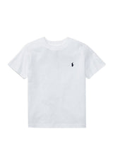 T-shirt bambino Ralph Lauren bianca in cotone | ViaMonte Shop