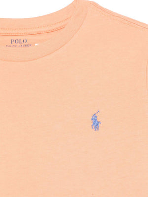 T-shirt bambino Ralph Lauren arancio in cotone | ViaMonte Shop