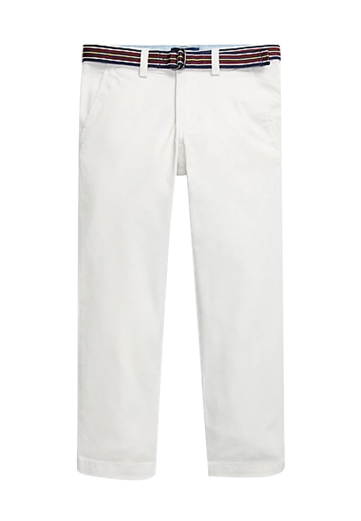 Pantalone bambino Ralph Lauren bianco in cotone | ViaMonte Shop