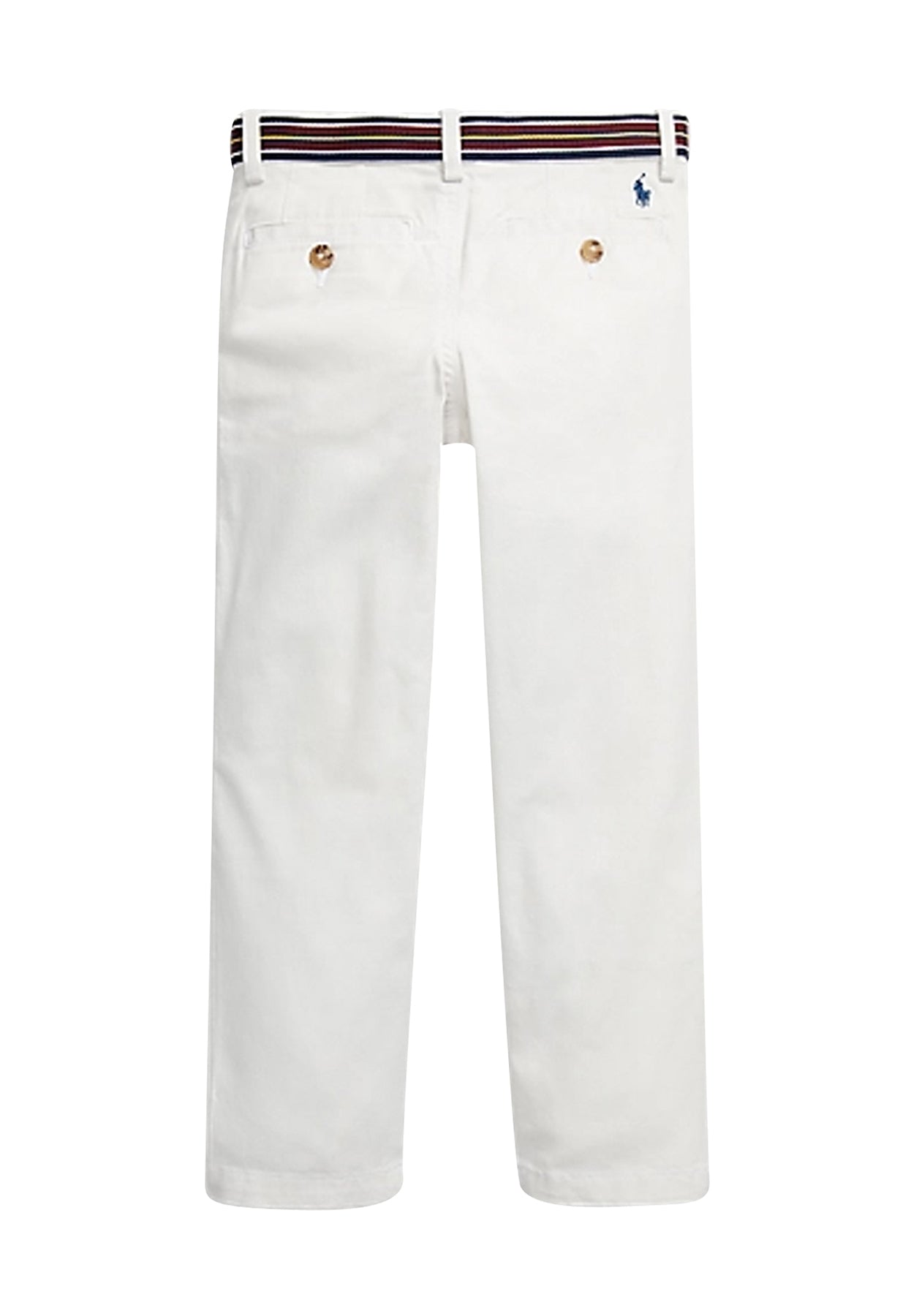Pantalone bambino Ralph Lauren bianco in cotone | ViaMonte Shop