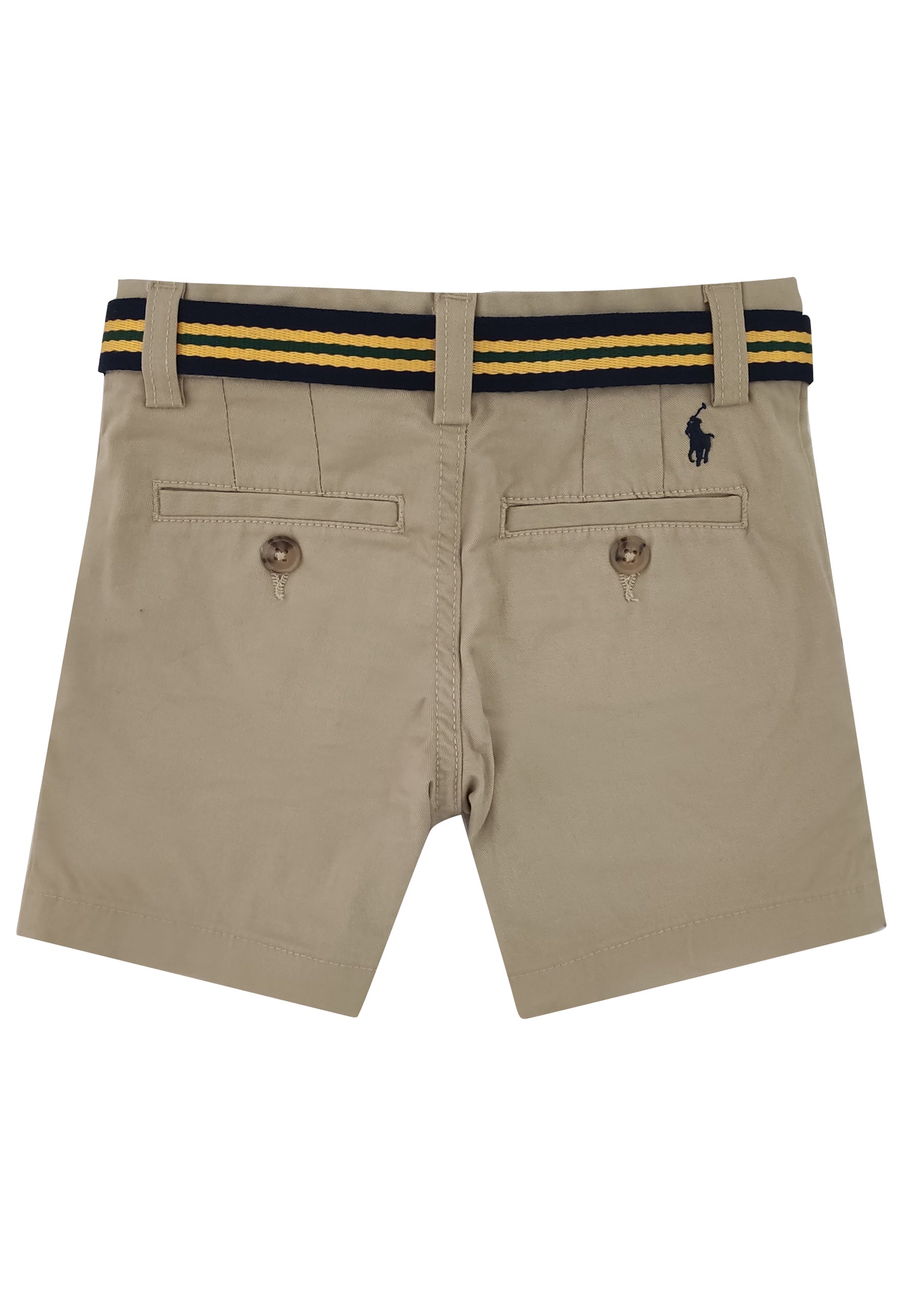 Bermuda bambino Ralph Lauren beige in twill stretch | ViaMonte Shop