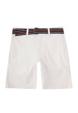 Ralph Lauren bermuda bianco bambino in cotone