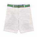 Bermuda bambino Ralph Lauren bianco in twill stretch | ViaMonte Shop
