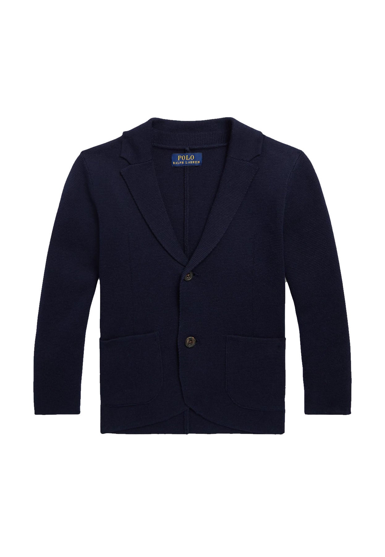 Maglia cardigan bambino Ralph Lauren blu in cotone | ViaMonte Shop