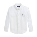 Camicia bambino Ralph Lauren bianca in lino