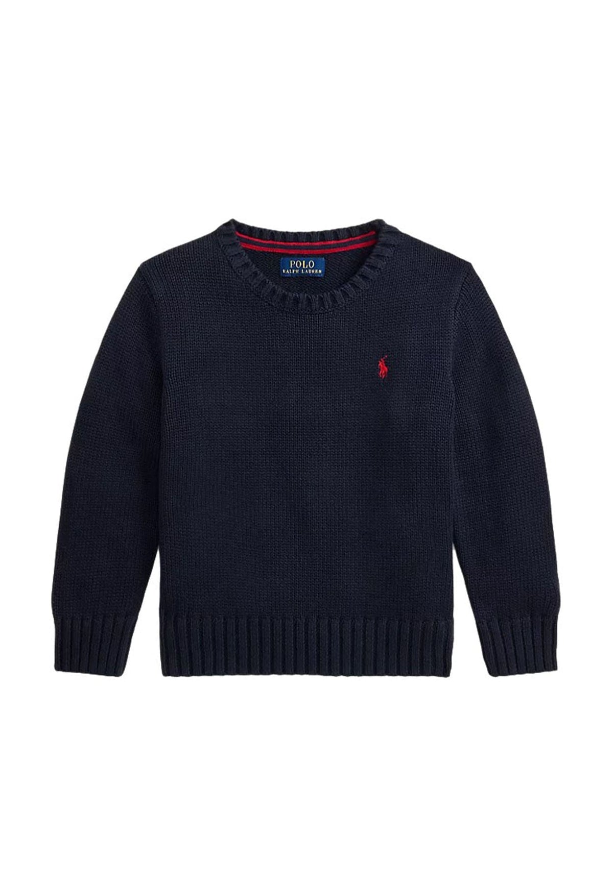 Maglia bambino Ralph Lauren blu in cotone | ViaMonte Shop