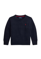 Maglia bambino Ralph Lauren blu in cotone | ViaMonte Shop