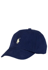Cappello bambino Ralph Lauren blu in twill di cotone | ViaMonte Shop