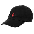 Cappello bambino Ralph Lauren nero in twill di cotone | ViaMonte Shop