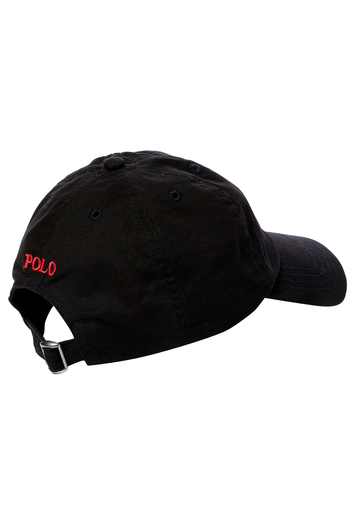 Cappello bambino Ralph Lauren nero in twill di cotone | ViaMonte Shop