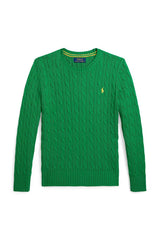 Maglia bambino Ralph Lauren Kids verde in cotone | ViaMonte Shop