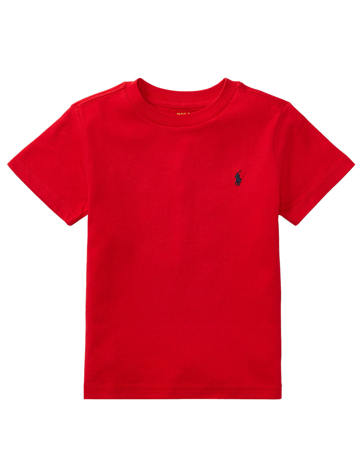 T-shirt bambino Ralph Lauren rossa in jersey di cotone
