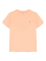 T-shirt bambino Ralph Lauren arancio in cotone | ViaMonte Shop