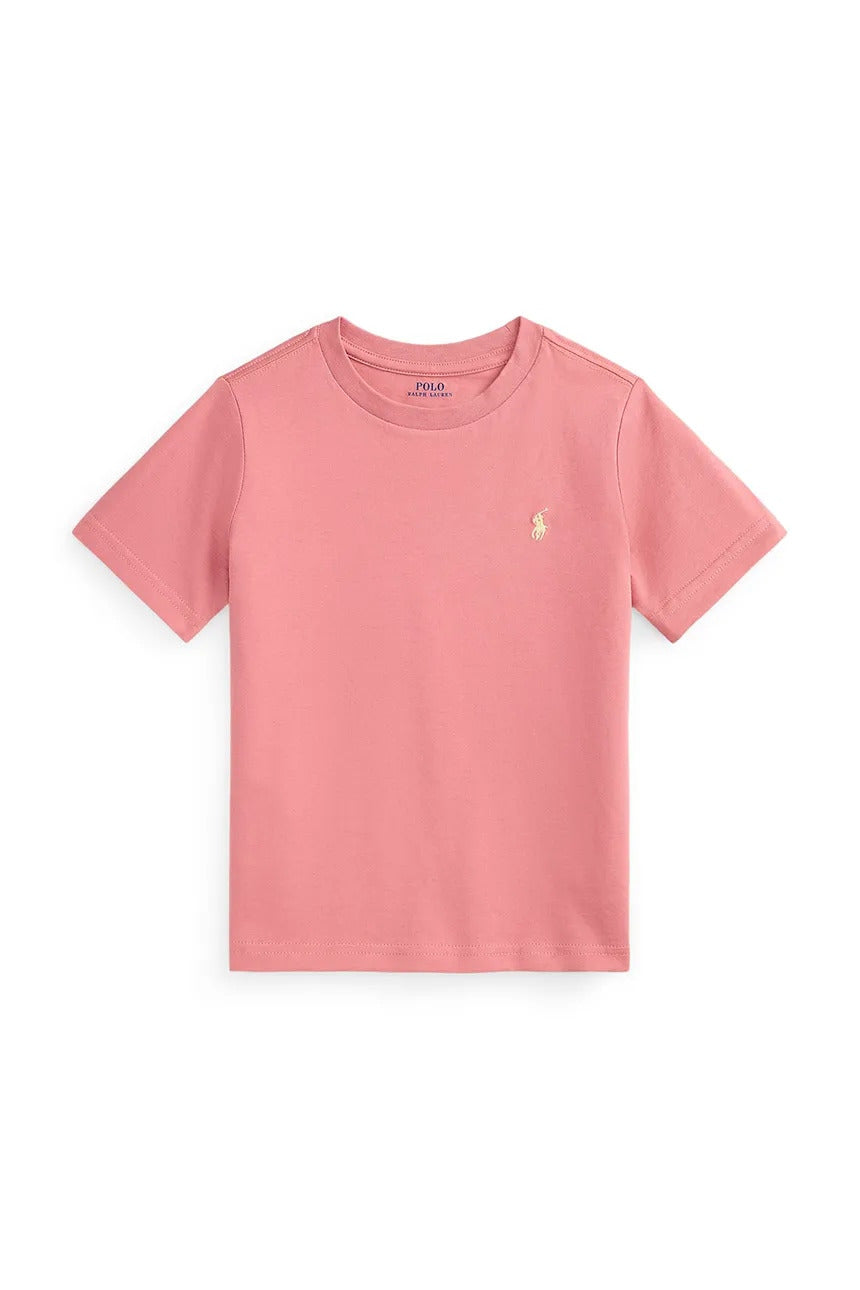 T-shirt bambino Ralph Lauren desert rose in cotone | ViaMonte Shop